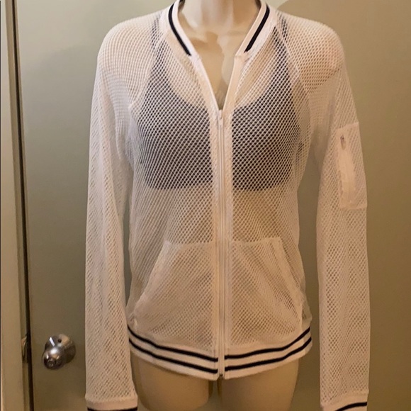 Forever 21 Jackets & Coats Active Varsity Mesh Athletic Jacket Poshmark